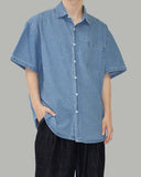 Del Luna Denim Short Sleeve Shirt