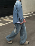 Sand Washed Denim Shirt