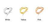 Etreve Silver Note Wave Ring