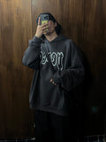 Piece Rivet Detail Boxy Hood