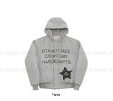 (4oz) STAR GRAPHIC HOOD JUMPER