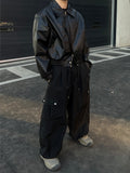 Glossy Crop Collar Jacket