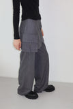 Cross button turtleneck