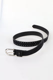 Louis studded suede belt