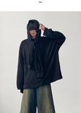 Hitch Scarf Loose Hoodie