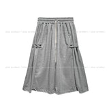 [U-BASIC] Side Snap Bermuda Training Pants