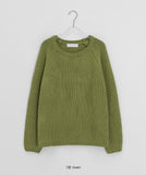 Rincanta Raglan Round Over Knit