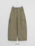 Tehit Curved Banding Cargo Wide Pants