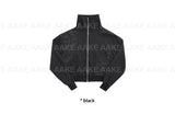 FLOWER PANEL HIGH-NECK JUMPER