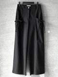Warp cut pants