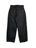 Lian Pintuck Wide Denim Pants