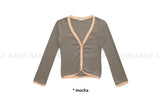 MILKY TIPPING CARDIGAN