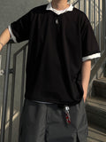 Plain Over Soccer Collar Tee