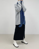 Hidden Wool Slit Skirt