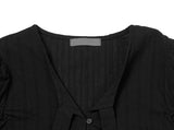 Apol Tie Crop Puff Blouse