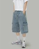 Cyven Cargo Bermuda Denim Pants