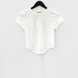 Levein Backless Short Sleeve T-Shirt