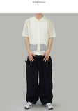 Rian linen collar cardigan