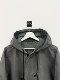 Stiek Nylon Over Pocket Cropped Military Jacket