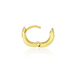 Triple Silver Cutout One-Touch Earrings S
