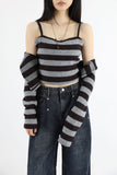 Fury stripe set top