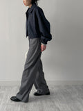Lilia Cotton Crop Blouson