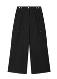 [mnem] Tucked Nylon Cargo Pants