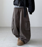 Drion Peach Cargo Pants