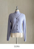 [10% wool] Baon Boucle Semi Turtleneck Knit Cardigan Set