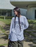 Michigan printed loose fit long sleeve
