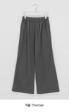 [BAONHAUS] Denin Cotton Semi-Bootcut Pants