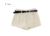 Pending Belt Mini Low Skirt Pants
