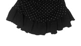Muu Dot Shirring Frill Top
