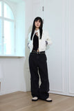 Hark eyelet denim pants