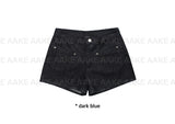 (NON-FADE) RAW DENIM SHORTS