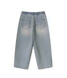 FRONT POCKET WIDE DENIM