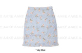 BLOOM FRILL MIDI SKIRT
