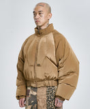 Paneled Down Short Jacket