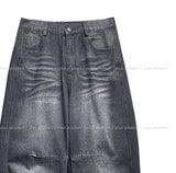 Bolide Washed Baggy Denim Pants