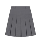 [mnem] loop pleated midi skirt