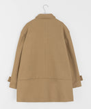 [BAONHAUS] Sennen Frill Collar Single Coat