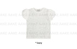 PUFF SLEEVE SHEER TEE