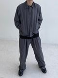 Nylon Thin Over Button Jacket