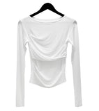 Kitten Wool Twist Bustier Tee