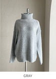 Lalad Plain Turtleneck Knit