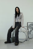 Line washed denim
