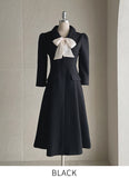 Chloe Tweed Chiffon Tie One Piece