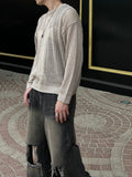 Vintage Destroyed Sand Denim