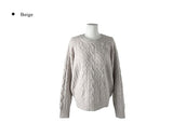Withy Cable Loose Fit Long Sleeve Knit