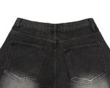 WASHING BERMUDA DENIM